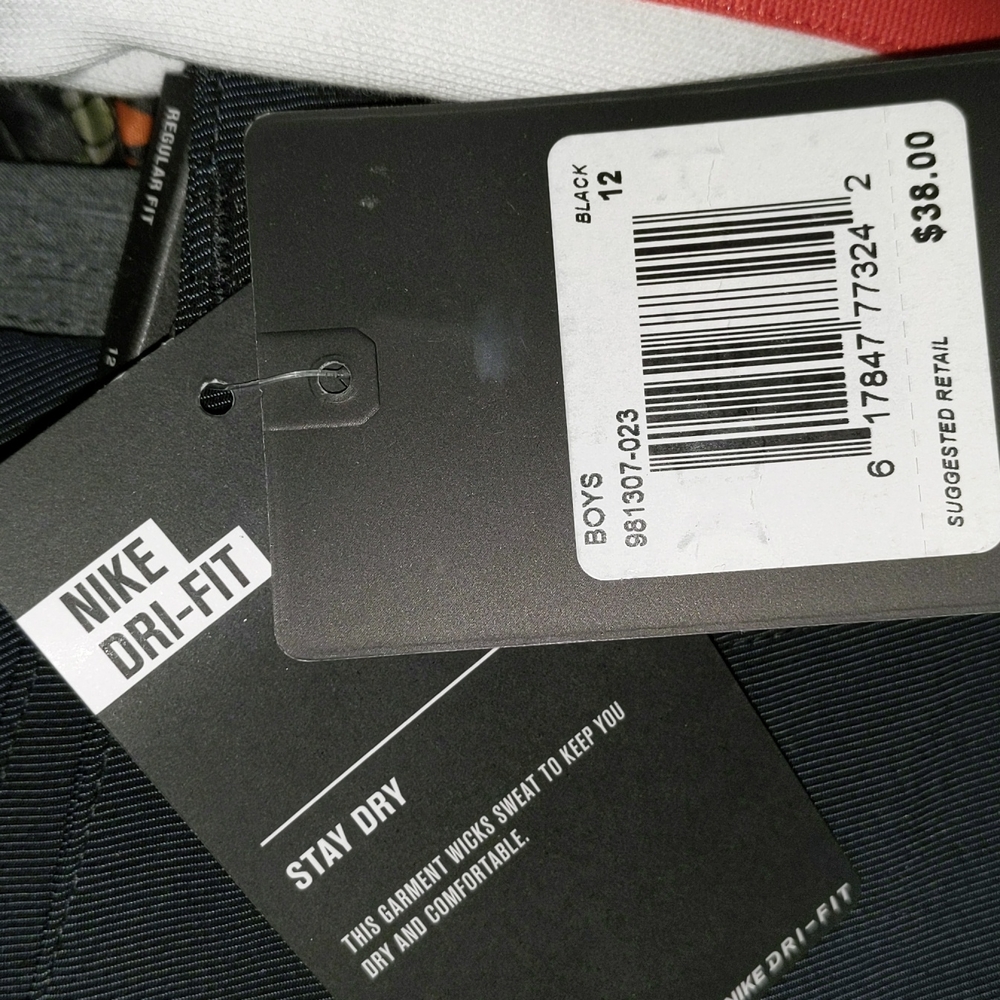 Boys brand new Nike dry fit shorts